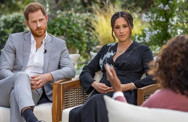 Harry en Meghan met Oprah
