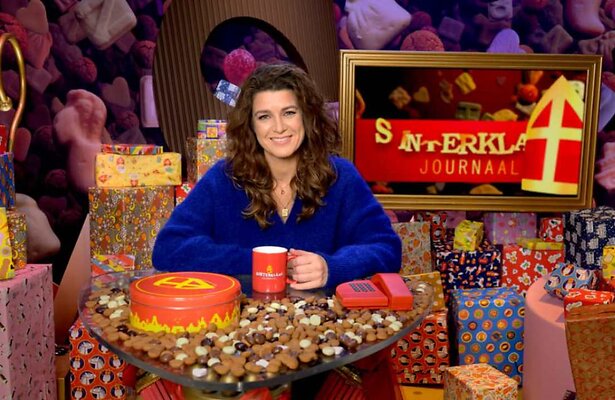 Merel Westrik voor Het Sinterklaasjournaal