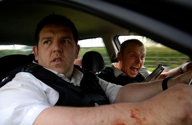 Simon Pegg en Nick Frost in Hot Fuzz