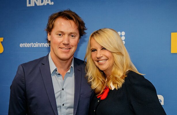Jeroen Rietbergen met Linda de Mol