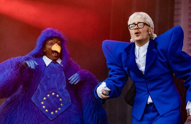 Joost Klein en Appie Mussa