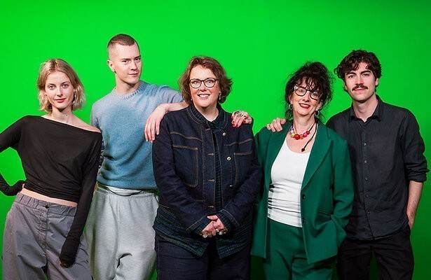 Bo Fasseu, Stijn de Vries, Jannekee Kuijper, Carine van Santen en Max Terpstra