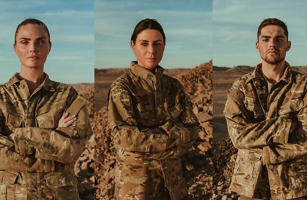 Kim Feenstra, Olcay Gulsen en Thijs Boermans in Special Forces VIPS