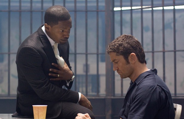 Jamie Foxxx en Gerard Butler in Law Abiding Citizen