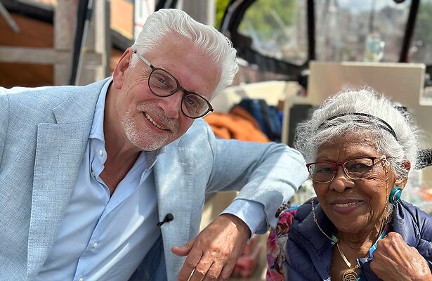 Jan Slagter en Tante Es uit Amsterdam