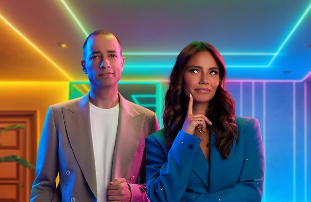 Monica Geuze en Valerio Zeno voor Power Couple