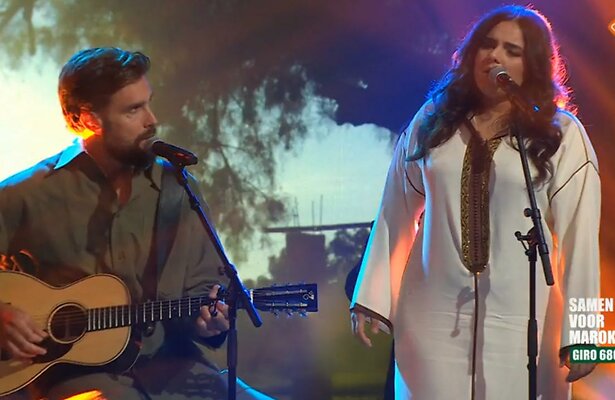 Nick Schilder en Numidia El Morabet in Samen voor Marokko