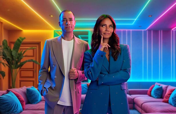 Valerio Zeno & Monica Geuze voor Power Couple