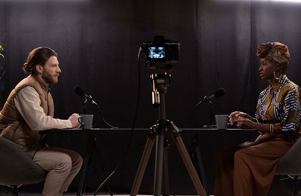 Stockafbeelding van talkshow