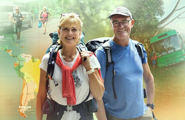 Frank en Olga Commandeur in Race Across the World