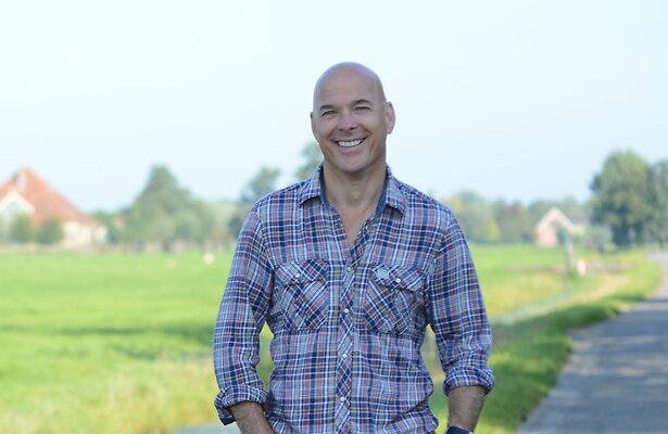 Rob Kamphues voor De Quizmarathon