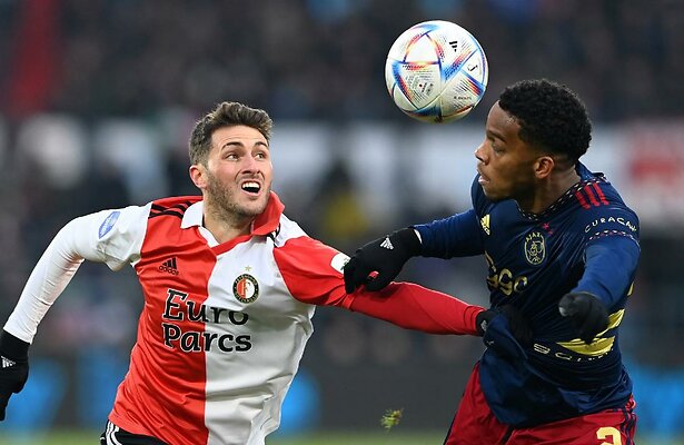 Santiago Gimenez (Feyenoord) & Jurrien Timber (Ajax)