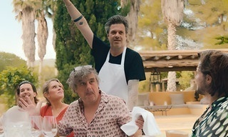 Sergio over de grens