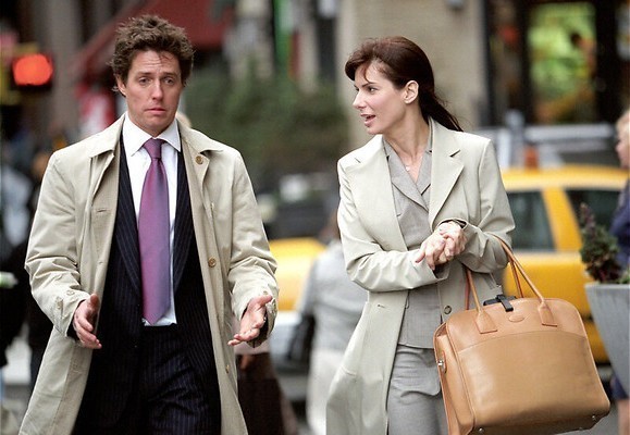 Hugh Grant hartje Sandra Bullock