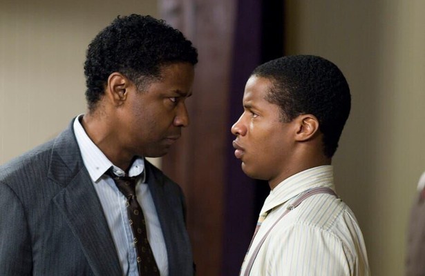 Denzel Washington en Nate Parker in The Great Debaters