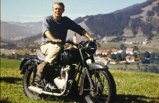 Steve McQueen in The Great Escape