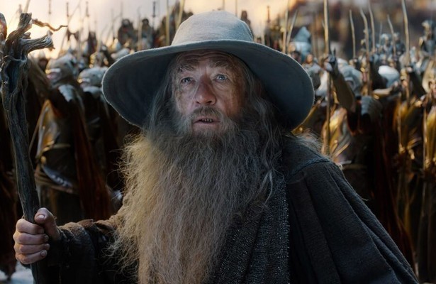 Ian McKellen als Gandalf in The Hobbit: The Battle of the Five Armies