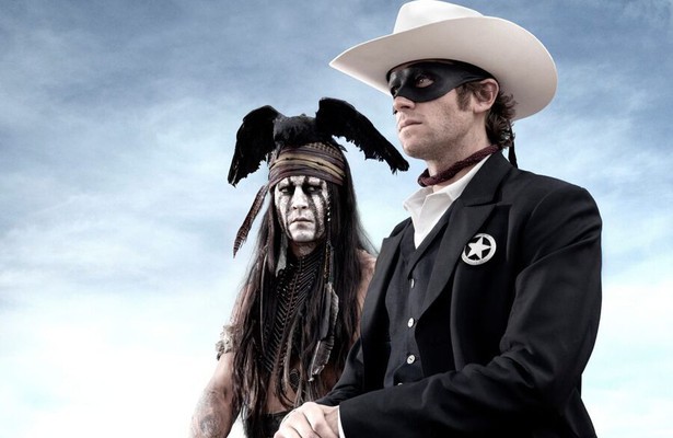 Johnny Depp en Armie Hammer in The Lone Ranger