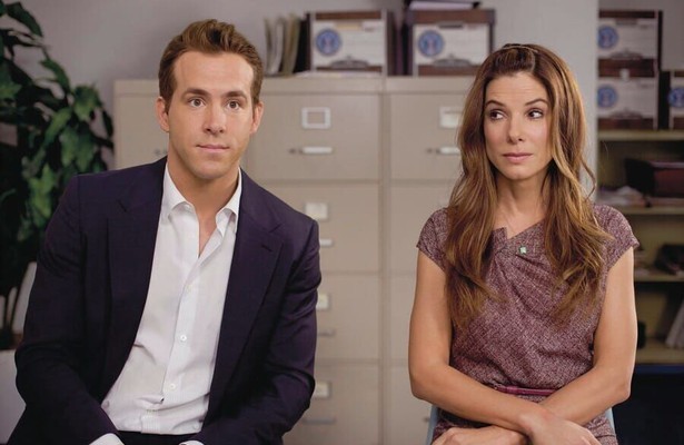 Ryan Gosling en Sandra Bullock in The Proposal