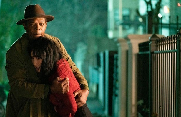 Maggie Q en Samuel L. Jackson in The Protégé