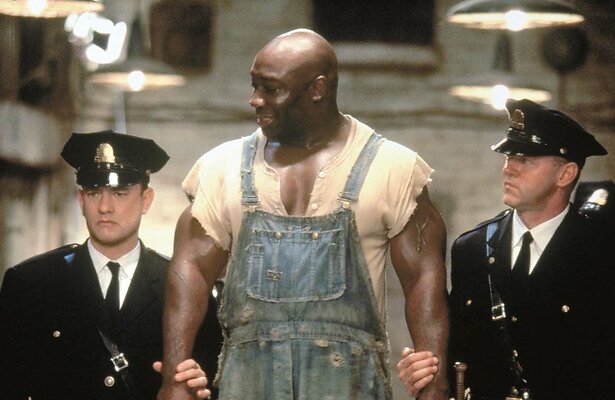 Tom Hanks, Michael Clarke Duncan en David Morse in The Green Mile