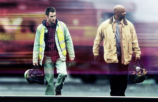 Denzel Washington en Chris Pine in Unstoppable