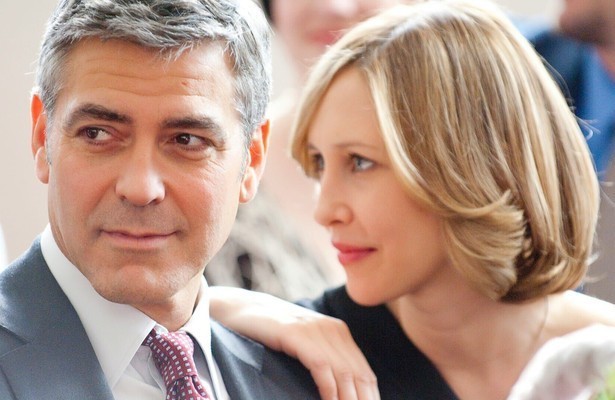 George Clooney en Vera Farmiga in Up in the Air