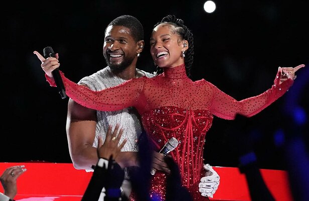 Usher en Alicia Keys