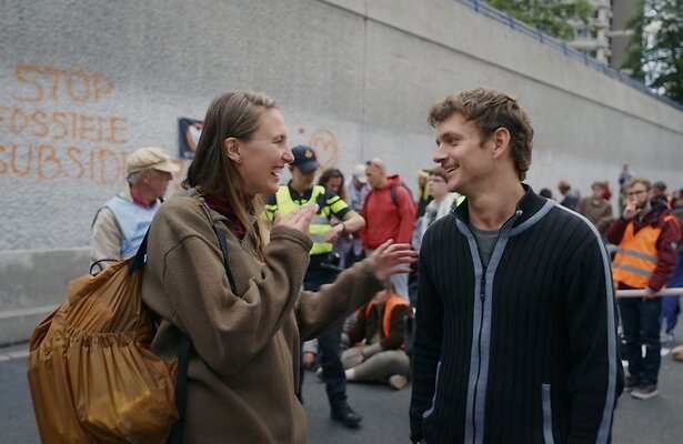 Jurre Geluk en activisten