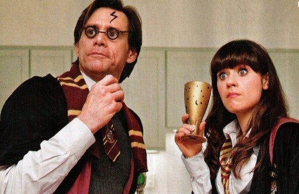 Jim Carrey en Zooey Deschanel