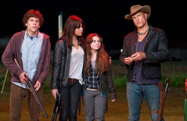 Jesse Eisenberg en overige acteurs Zombieland