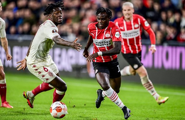 De doelpunten tijdens de wedstrijd PSV - AS Monaco