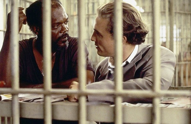 Samuel L. Jackson en Matthew McConaughey in A Time to Kill