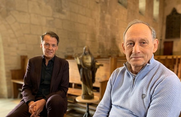 Tijs van den Brink en Mart de Kruif in Adieu God?