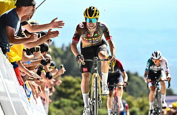 Primoz Roglic in de Tour de France