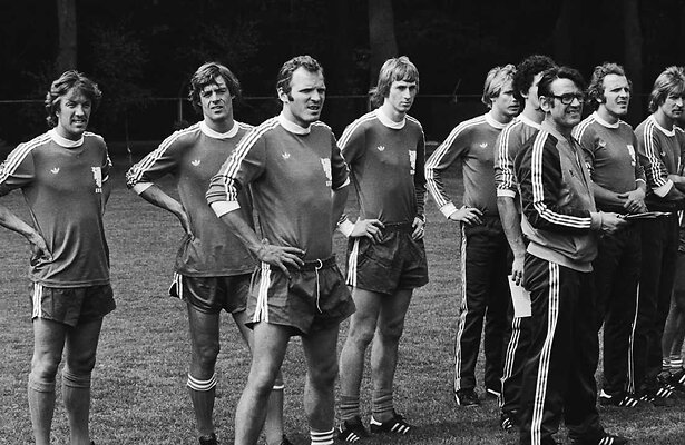 Training Oranje in aanloop naar EK 1980