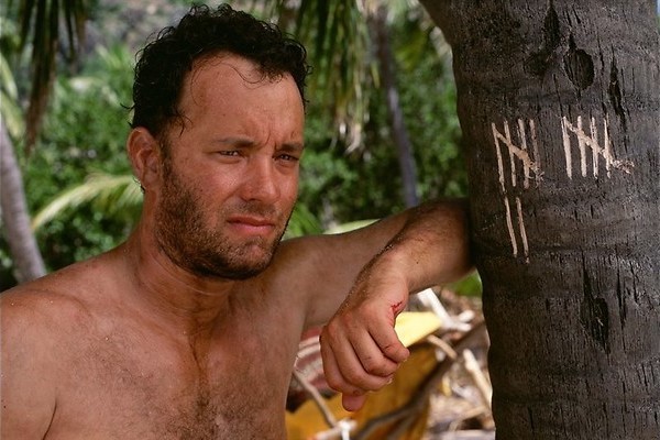 De volleybal van Tom Hanks