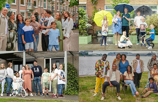 Collage Een Huis Vol-families.