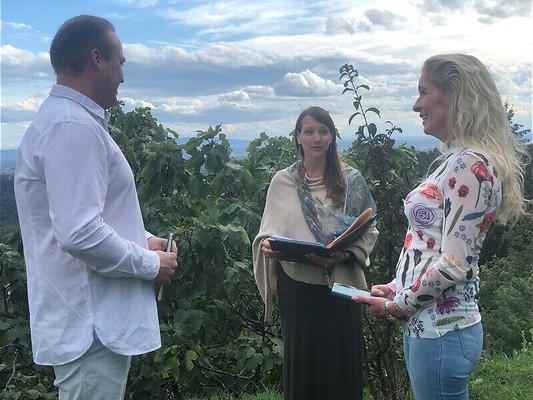 Frans en Mariska op de spirituele tour