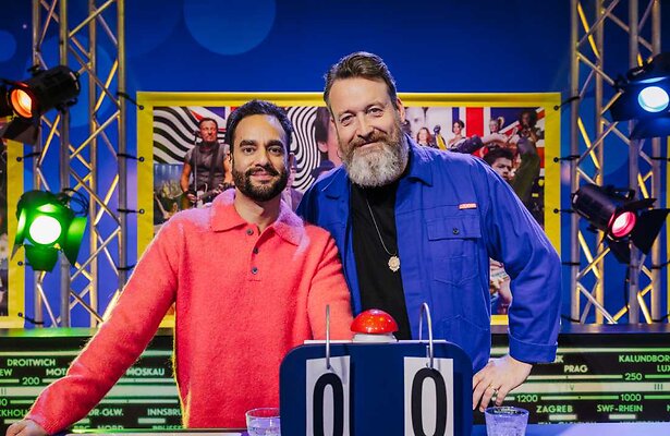 Freek Bartels en Sven Figee in De Arbeidsvitaminen Quiz