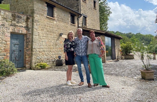 Carrie ten Napel met Rick en Ingrid in Droomhuis Gezocht