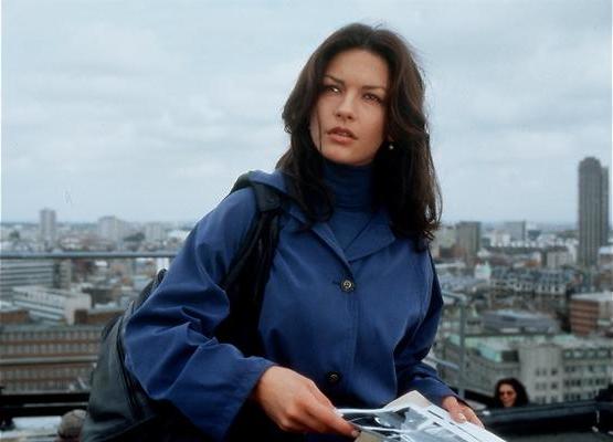 Catherine Zeta-Jones en de laserstralen