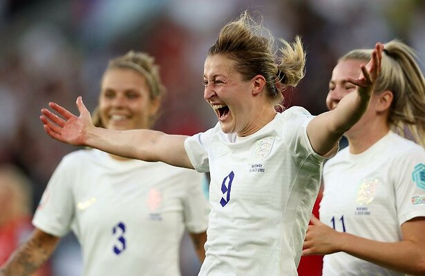 Ellen White tijdens EK Vrouwenvoetbal