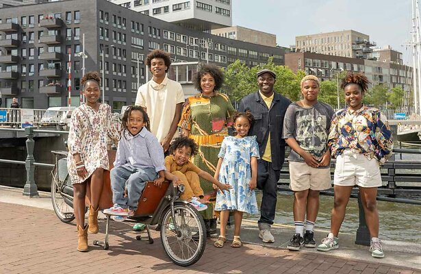 Familie Cudogham uit Een Huis Vol