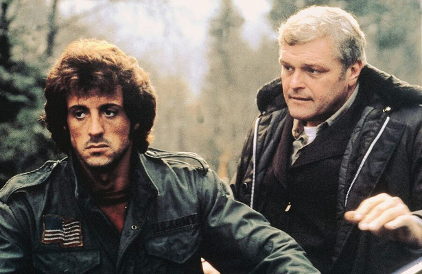 Sylvester Stallone en Brian Dennehy in First Blood