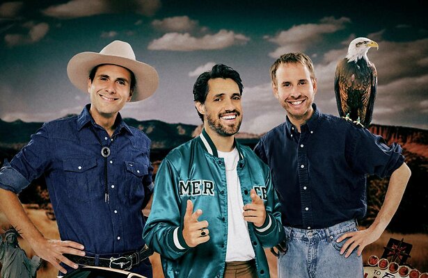 Drietal van De FOMO Show voor laatste seizoen samen.