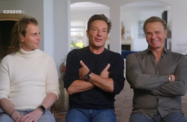 Gerard met zijn managers Glenn en Wino