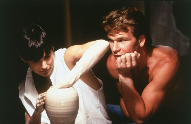 Demi Moore en Patrick Swayze in Ghost