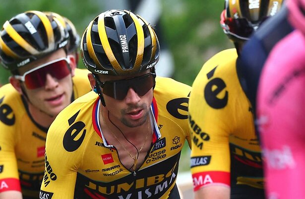 Primoz Roglic tijdens Giro d'Italia 2023