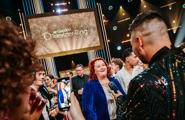 Eva Van der Gucht op Gouden Televizier-Ring Gala 2023